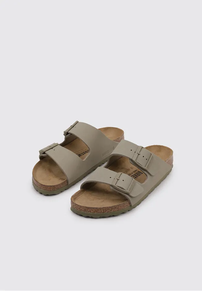 Arizona BF Faded Khaki Birkenstock SANDALES PLATES