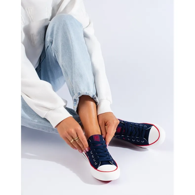 Baskets Big Star pour femmes JJ274121 bleu