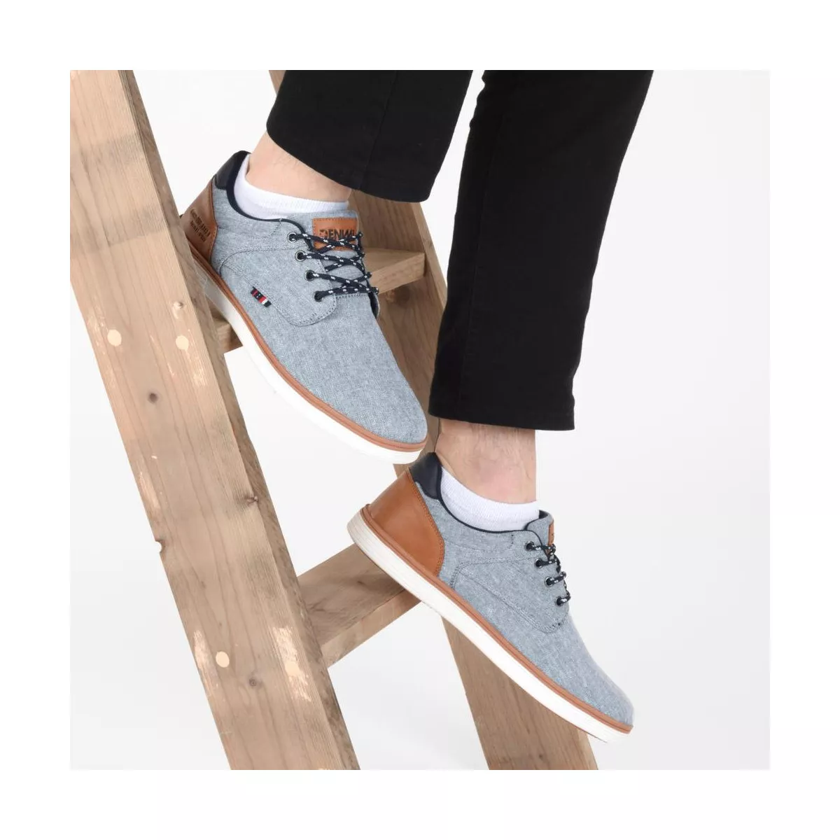 Baskets BLEU DENIM SIDE