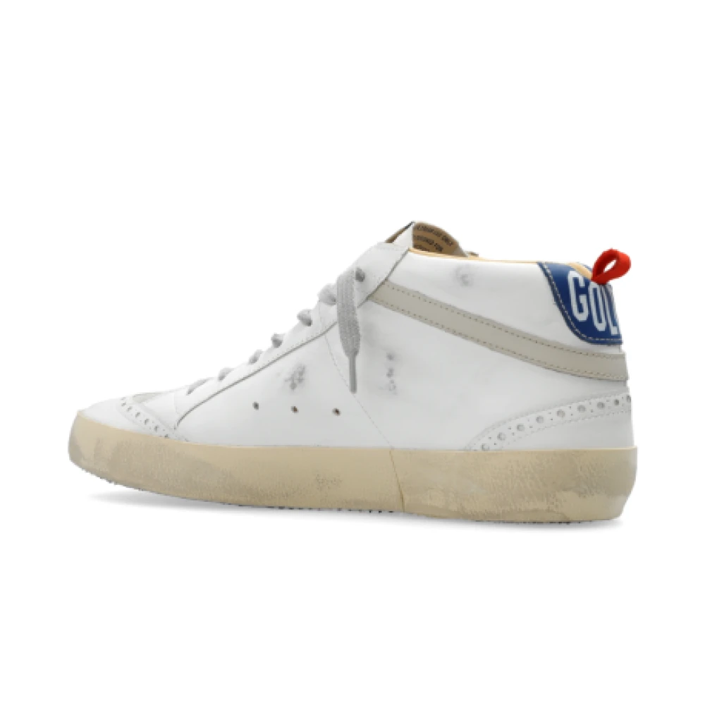 Baskets Mid Star en daim blanc/gris