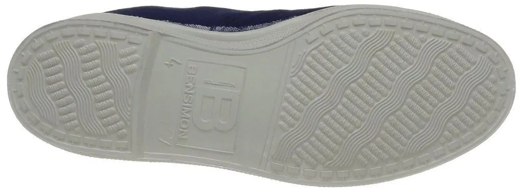 Baskets mode Bensimon tennis bleu