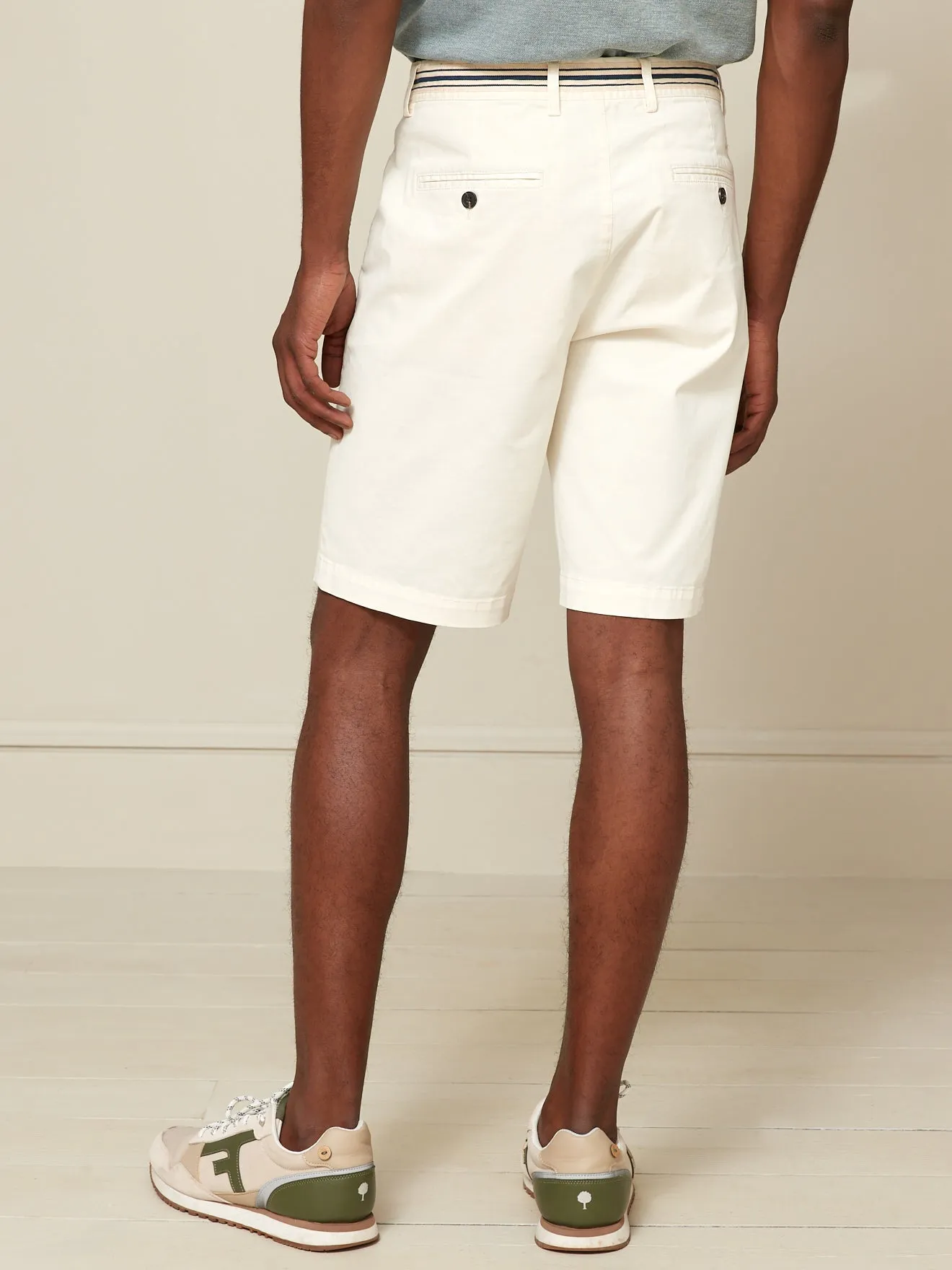 Bermuda droit homme coton stretch