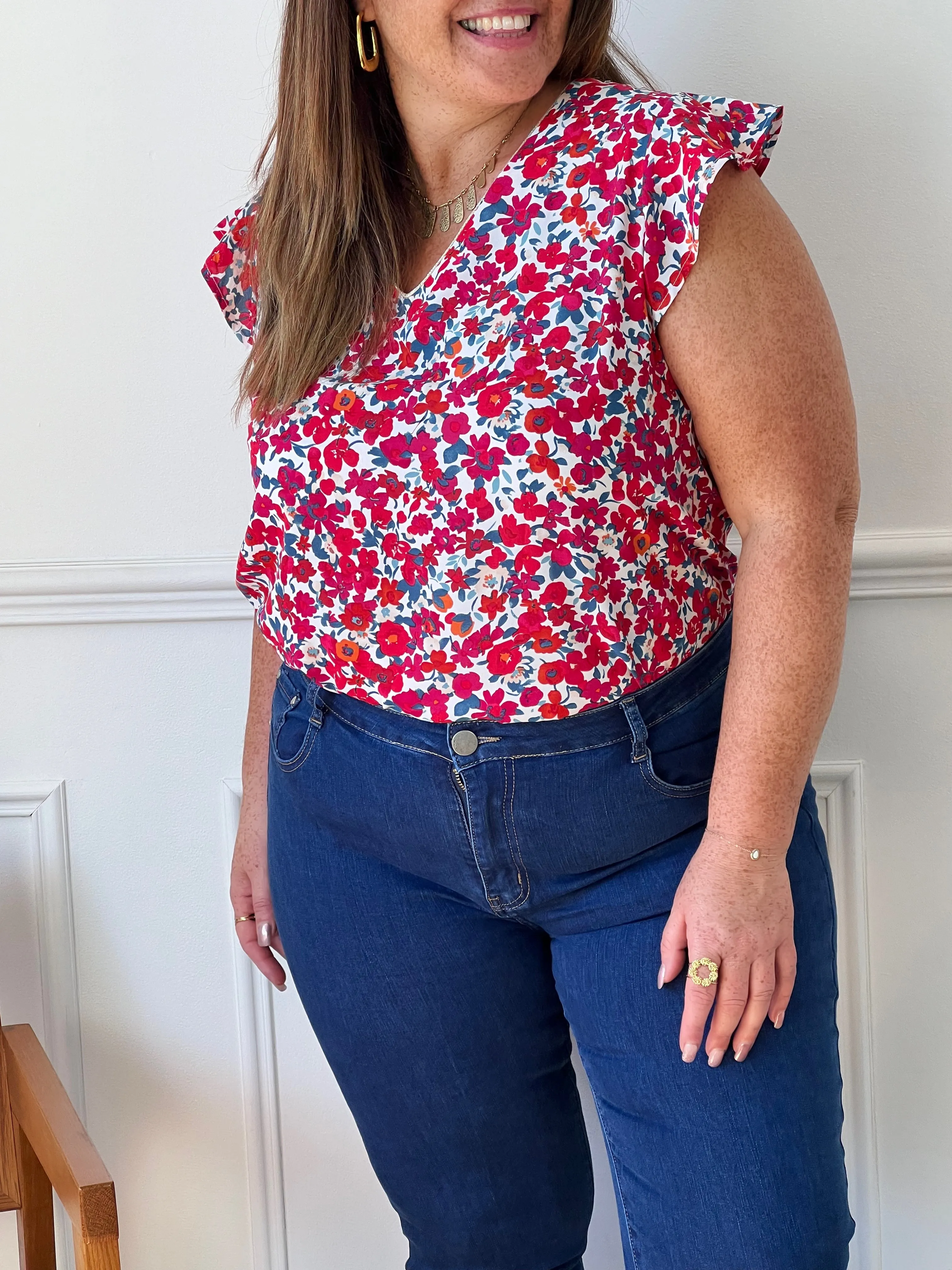 Blouse à motifs grande taille : Ilies