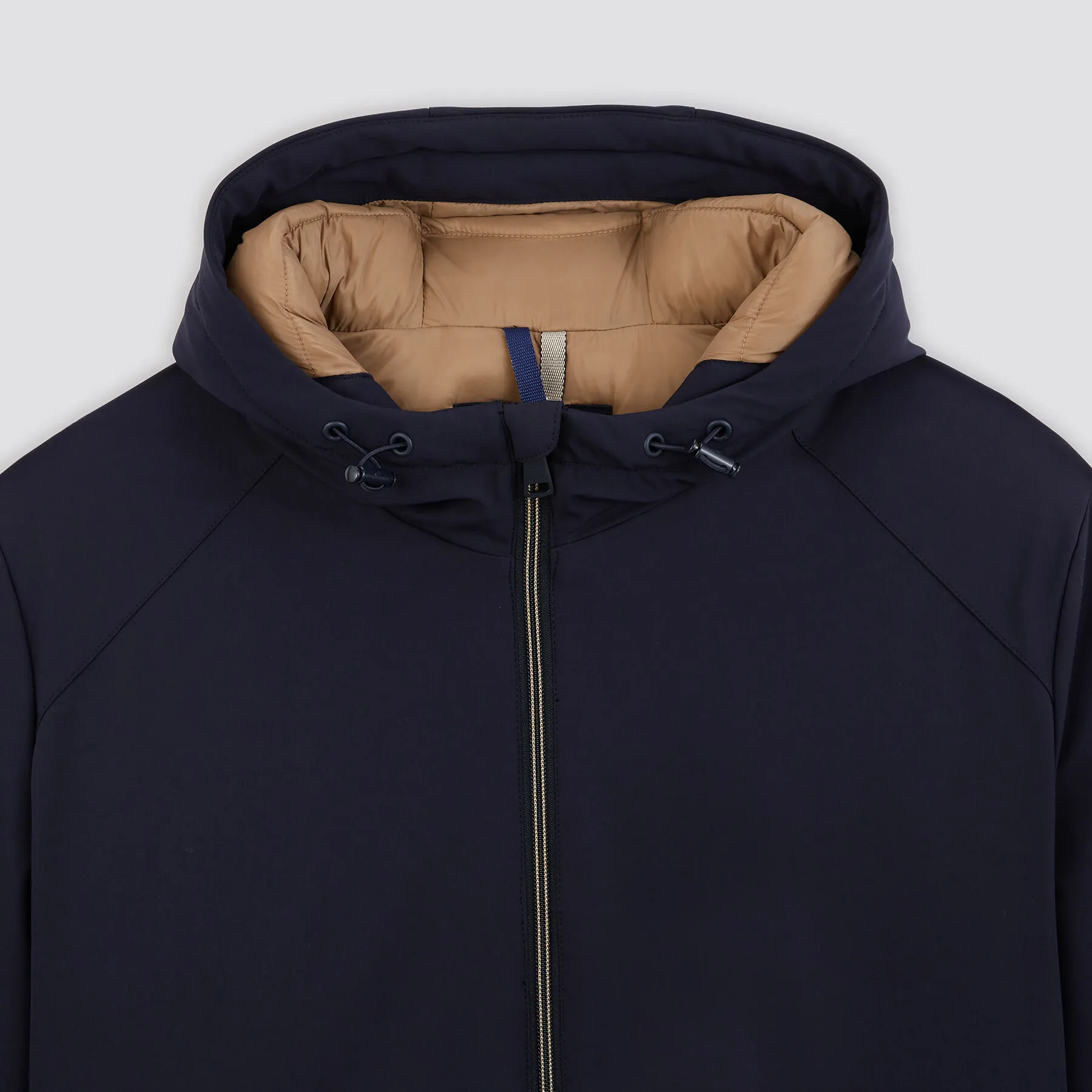 Blouson zippé à capuche Bleu foncé | Jules