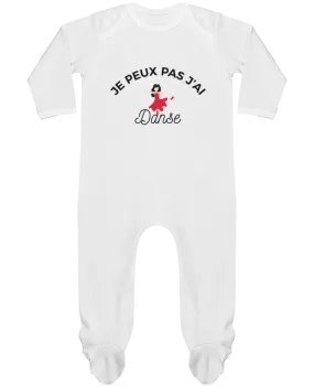 Body Pyjama Bébé Je peux pas j'ai danse par Ruuud