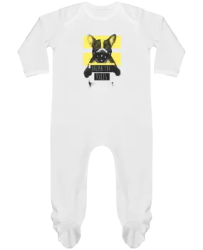 Body Pyjama Bébé rebel_dog_yellow par Balàzs Solti