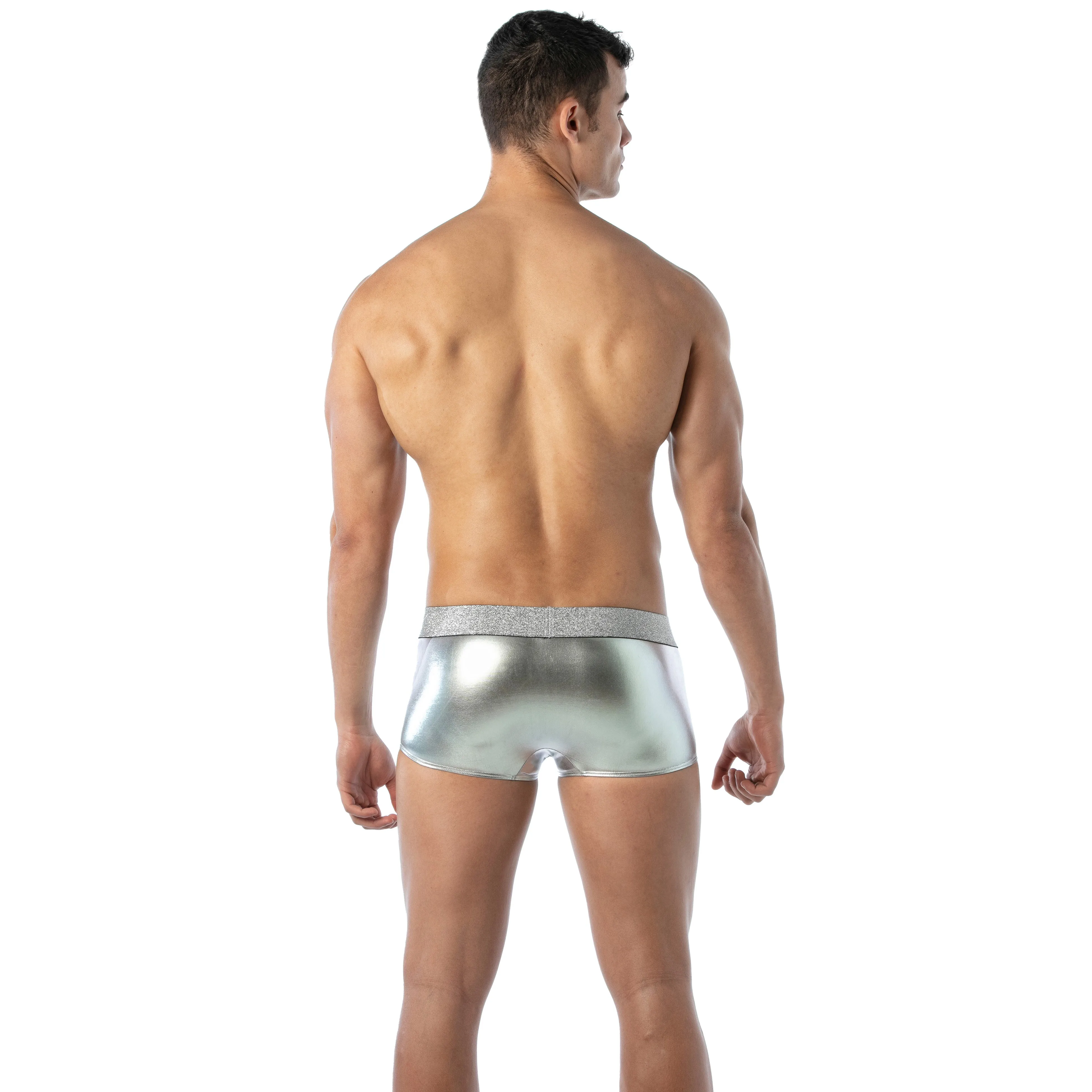 Boxer Taille Basse Magic Tof Paris - Argent - TOF Paris : vente sho...