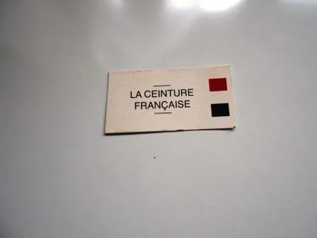 CEINTURE FABRICATION FRANCAISE