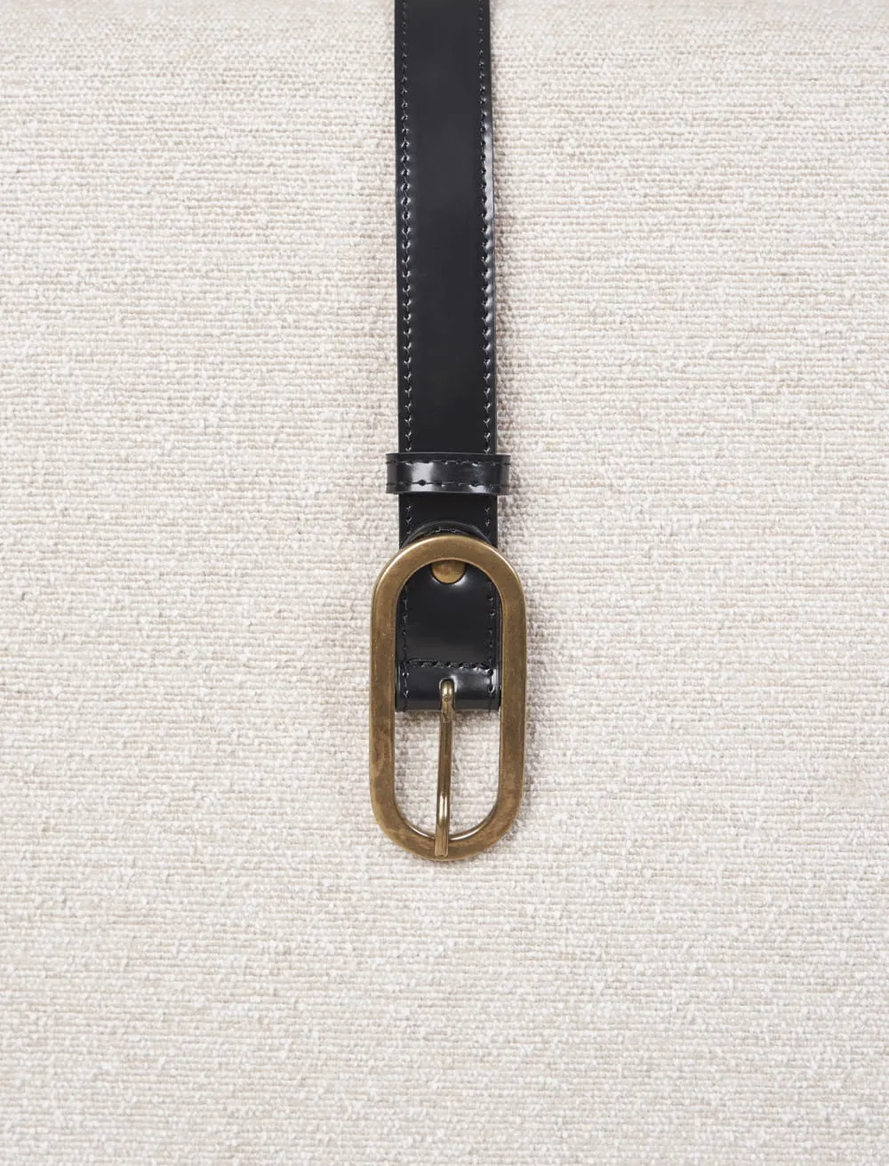 Ceinture pour Femme en Cuir Noir