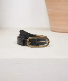 Ceinture pour Femme en Cuir Noir