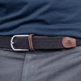 CEINTURE TRESSÉE NOIR RÉGLISSE