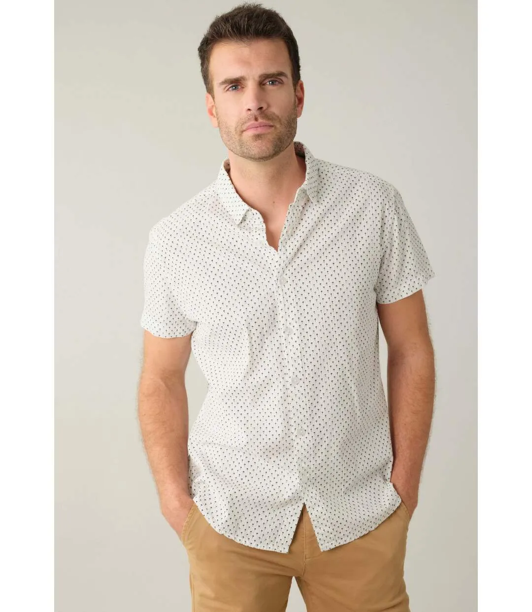 Chemise homme à motifs palmiers PAGOS