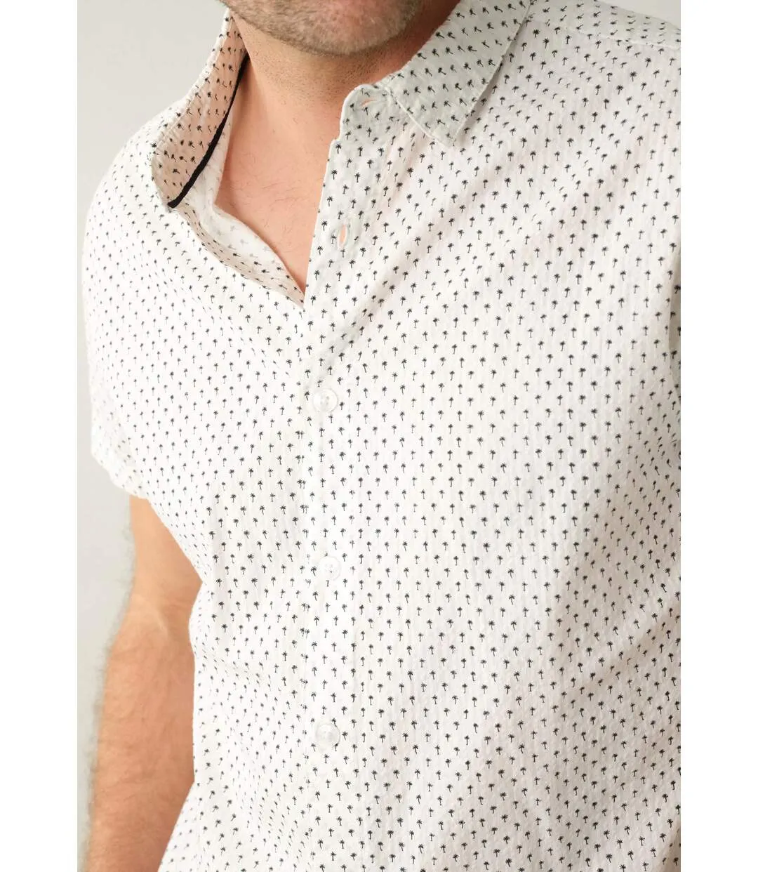 Chemise homme à motifs palmiers PAGOS