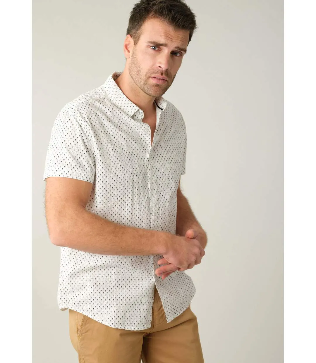 Chemise homme à motifs palmiers PAGOS