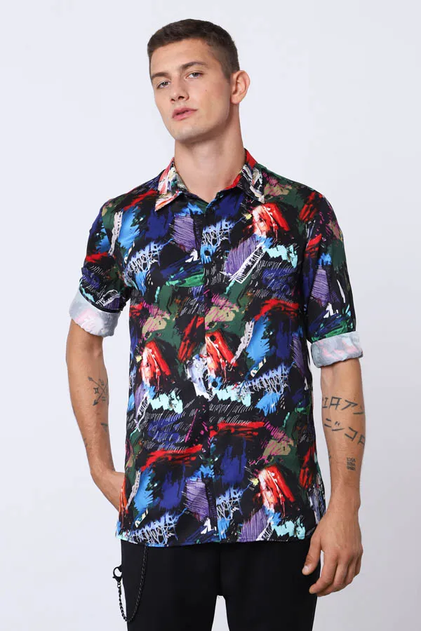 Chemise multicolore Imperial Fashion 