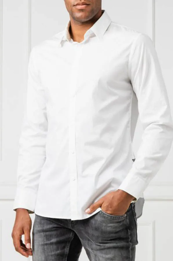 Chemise Sunset blanche Guess M94H20