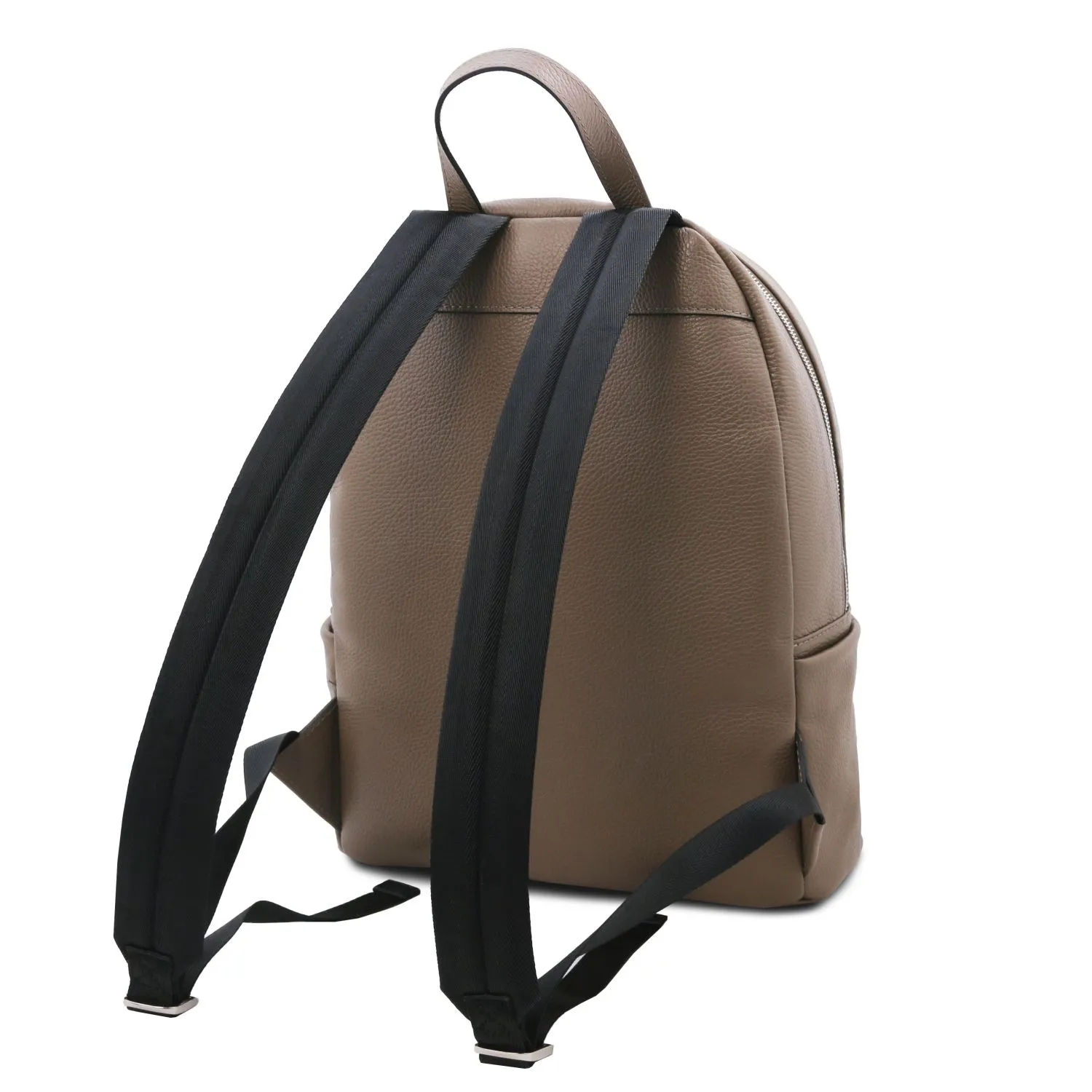 Dakota Sac à dos en Cuir Souple Taupe Foncé TL142333