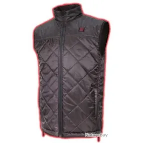 Gilet chauffant Ripstop nouvelle génération. Thermo Noir