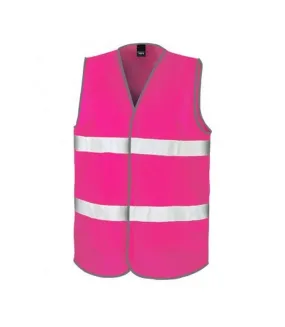 Gilet haute visibilité core adulte rose fluo Result