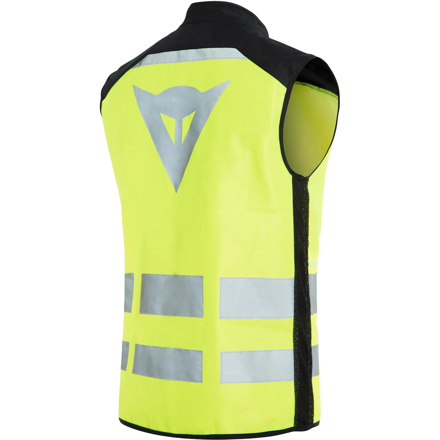 Gilet haute visibilité EXPLORER PACKABLE HIGH VIS VEST DAINESE Noir/Jaune - MAXXESS.FR, Protections