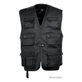 Gilet Reporter Uni Noir Idaho