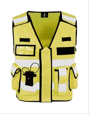 Gilet tactique - Unisexe - KXTAC - jaune fluo 