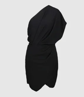 IRO Partager  Robe Courte Camelia Noir  