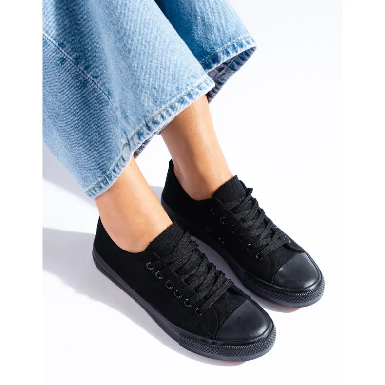 J. Star Baskets noires classiques le noir