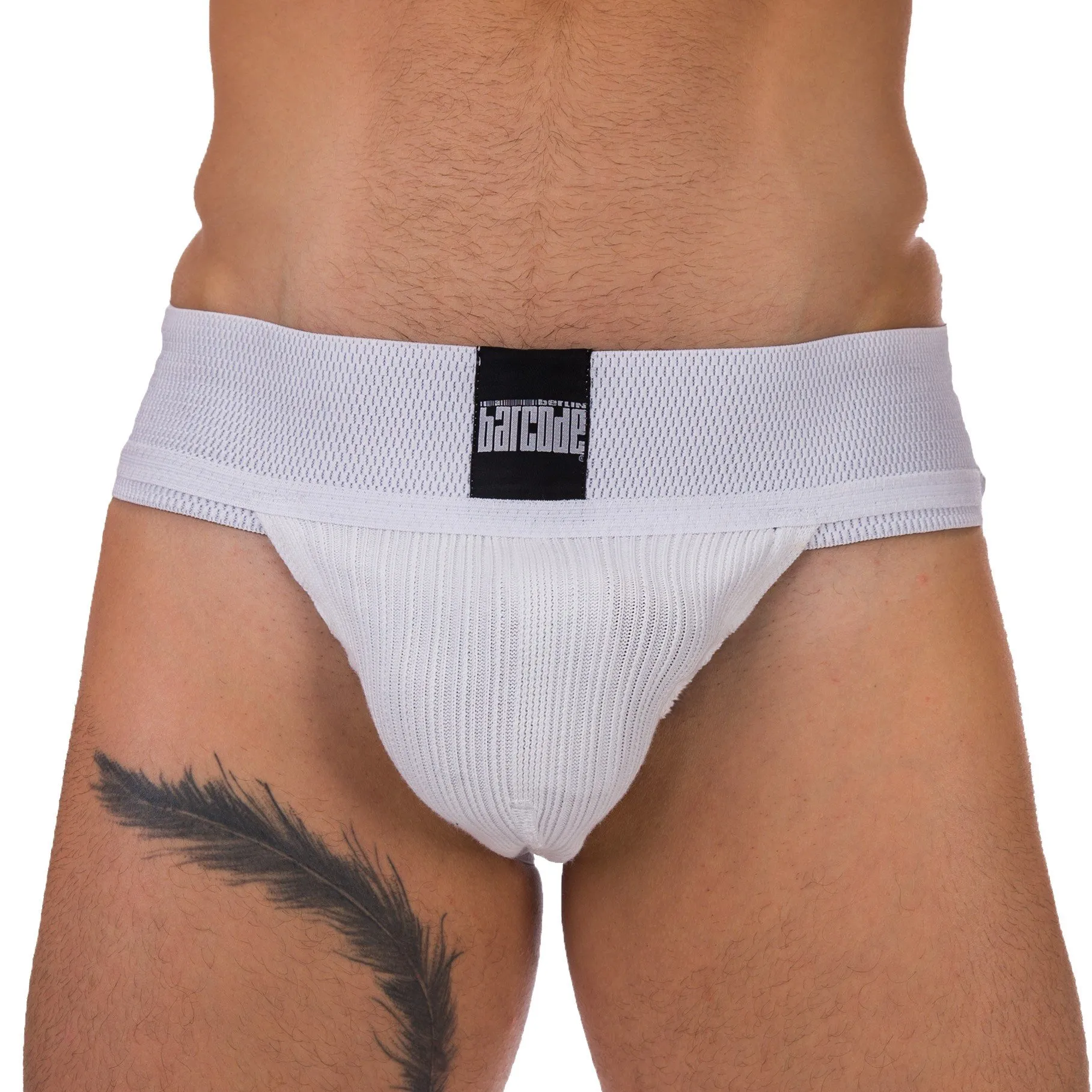 Jockstrap Sergey - blanc - Barcode Berlin : vente strings homme Joc...