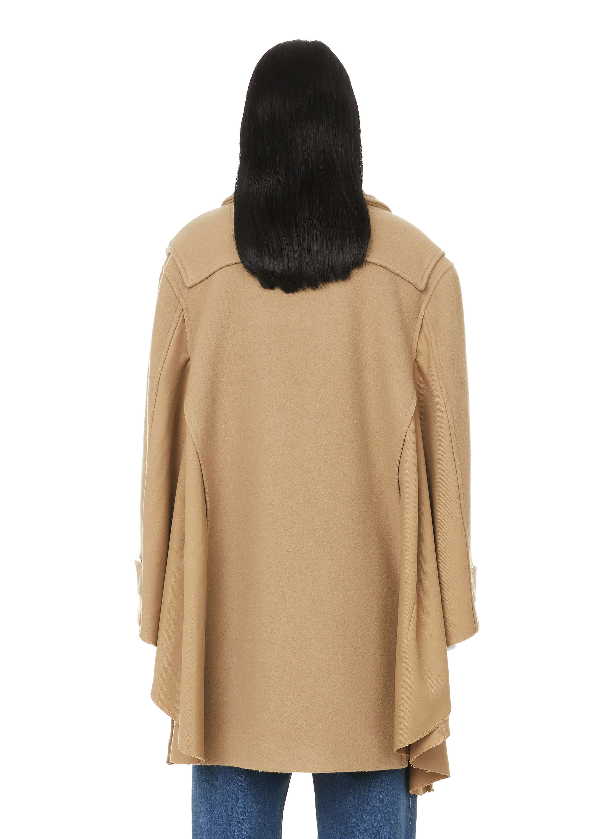 MAISON MARGIELA  Cape en laine - Marron