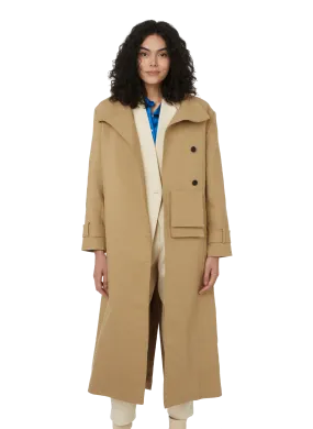 MYBESTFRIENDS  Trench-coat Joyce en coton mélangé - Beige