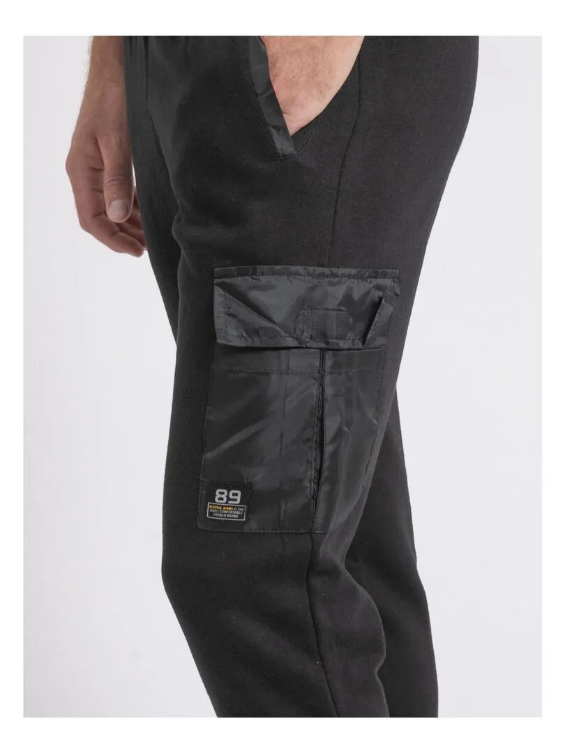 Pantalon battle molleton VANCOUVER - Noir