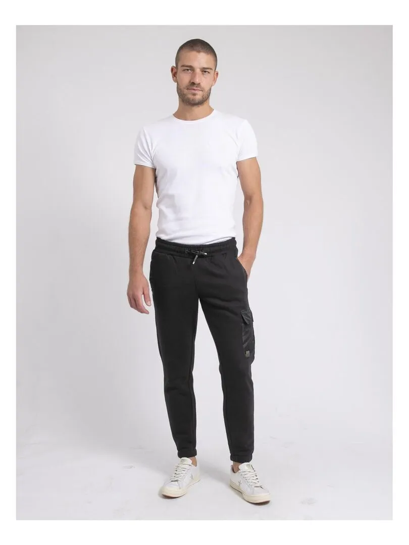 Pantalon battle molleton VANCOUVER - Noir