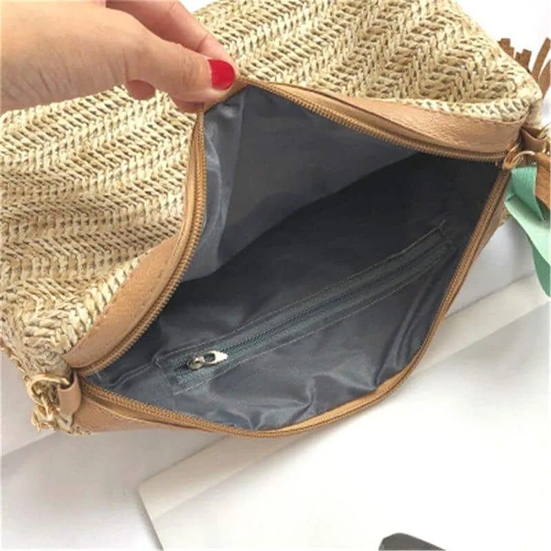 Petit Sac Brodé à Franges