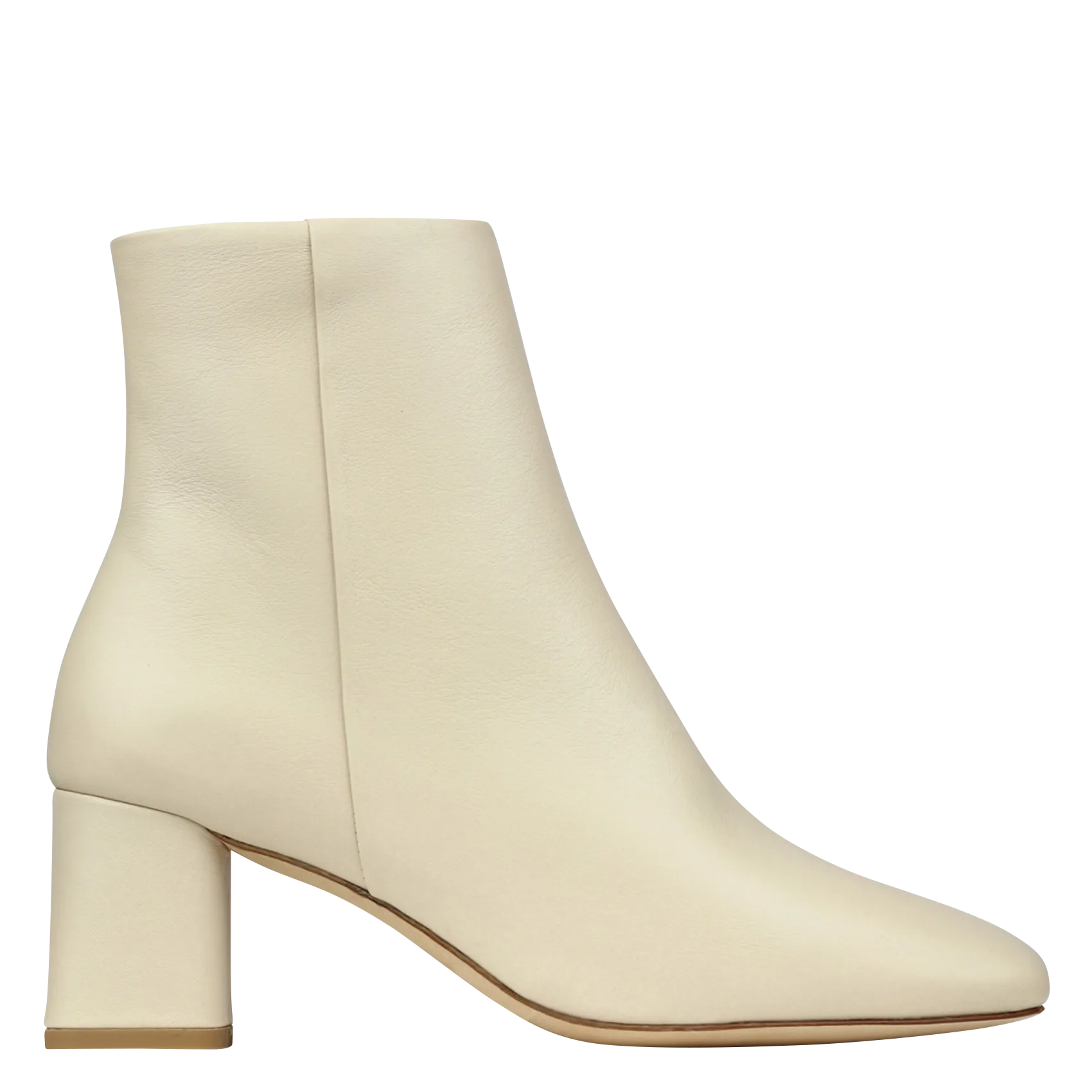 REPETTO  Bottines à talons en cuir melo - Beige