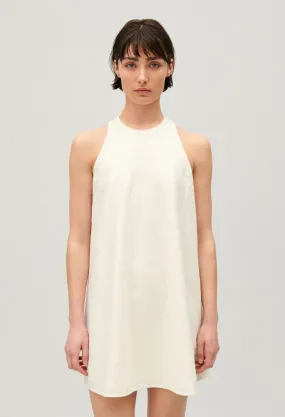 Robe courte pailletée écrue | Claudie FR