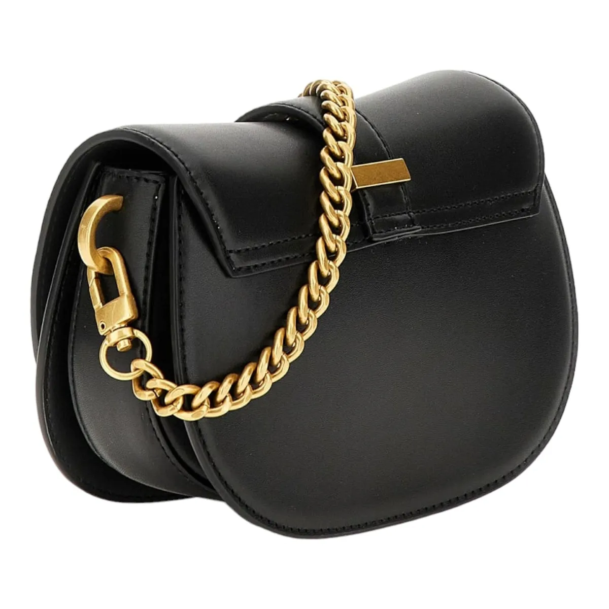 Sac bandouliere Guess kuba mini crossbody flap noir