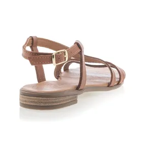 Sandales / nu-pieds Femme Marron Miss Boho : Sandales / Nu-pieds . Besson Chaussures