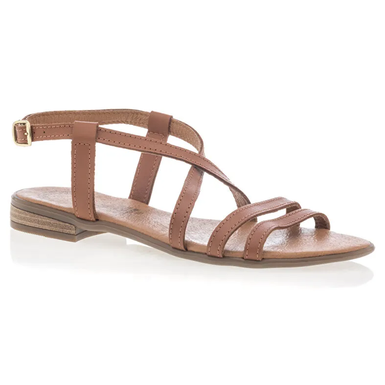 Sandales / nu-pieds Femme Marron Miss Boho : Sandales / Nu-pieds . Besson Chaussures