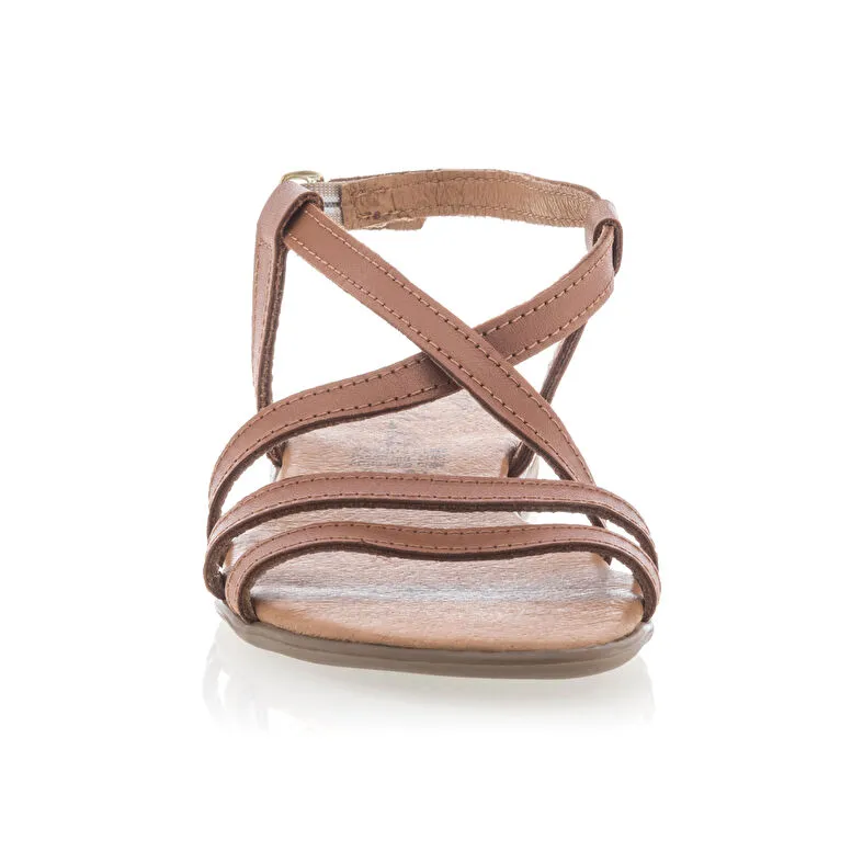 Sandales / nu-pieds Femme Marron Miss Boho : Sandales / Nu-pieds . Besson Chaussures