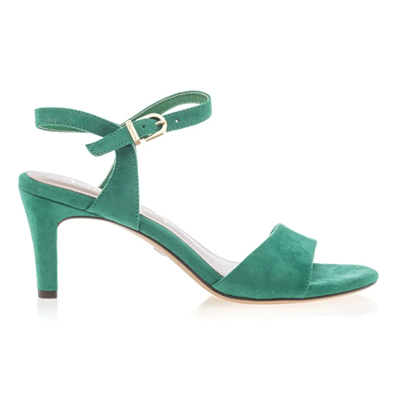 Sandales / nu-pieds Femme Vert Tamaris : Sandales / Nu-pieds . Besson Chaussures