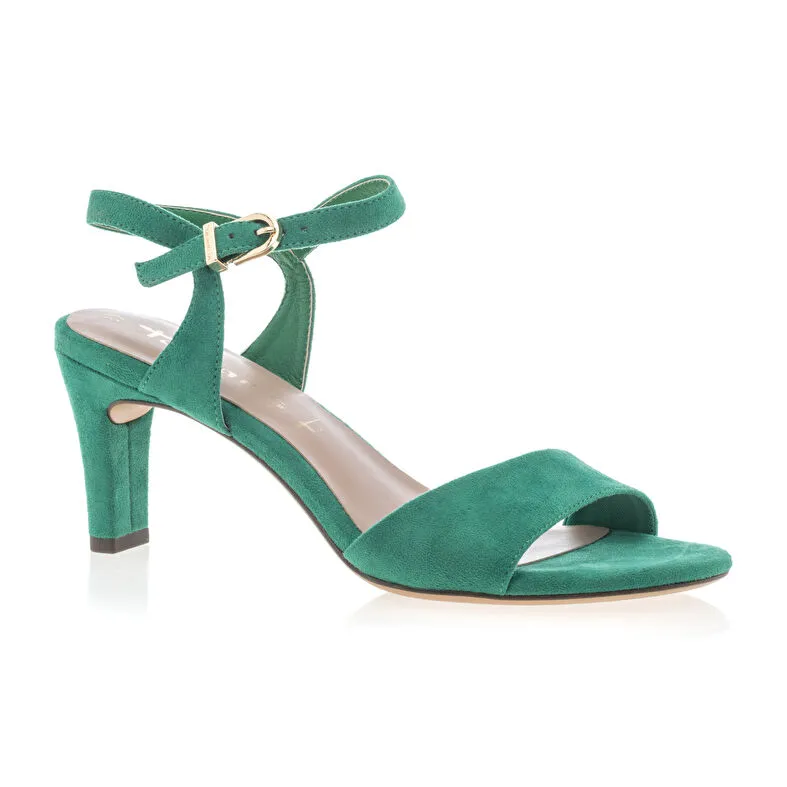 Sandales / nu-pieds Femme Vert Tamaris : Sandales / Nu-pieds . Besson Chaussures