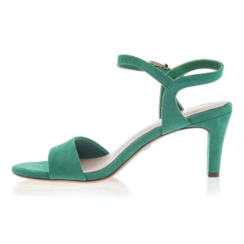 Sandales / nu-pieds Femme Vert Tamaris : Sandales / Nu-pieds . Besson Chaussures