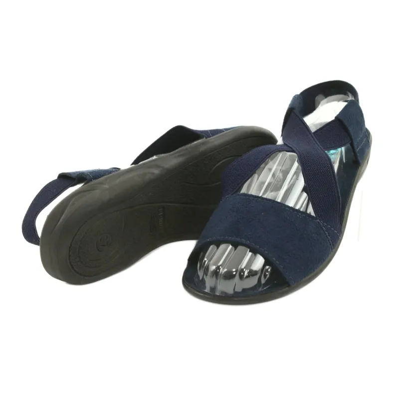 Sandales femme Adanex bleu