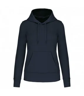 Sweat à capuche femme bleu marine Kariban