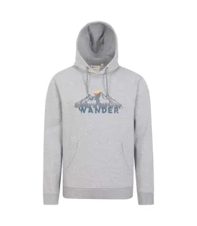 Sweat à capuche wander homme gris clair Mountain Warehouse