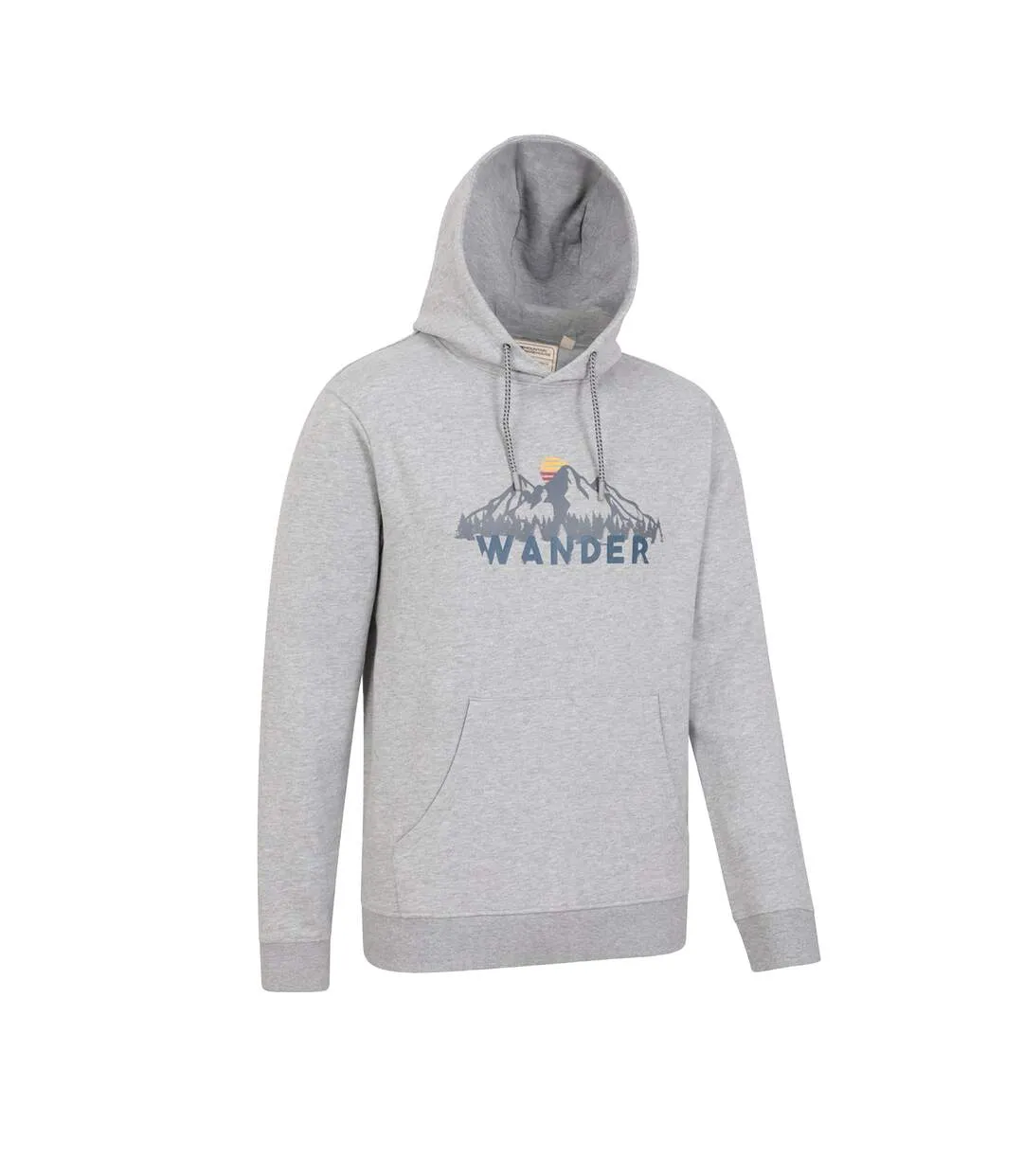 Sweat à capuche wander homme gris clair Mountain Warehouse