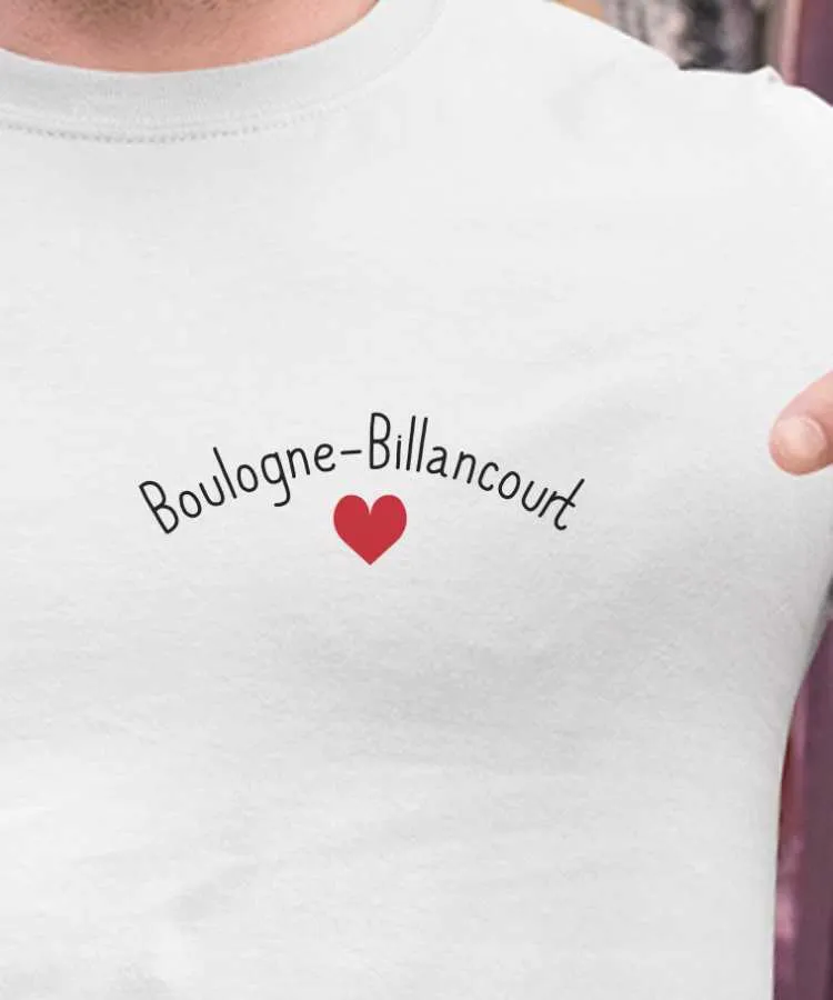 T-Shirt Boulogne-Billancourt Coeur