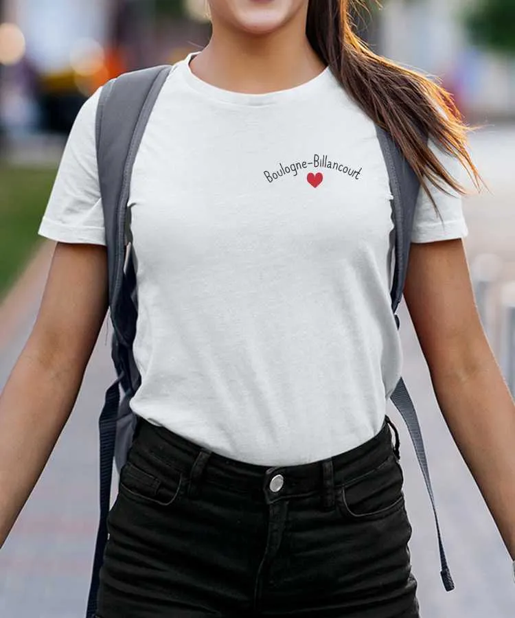 T-Shirt Boulogne-Billancourt Coeur