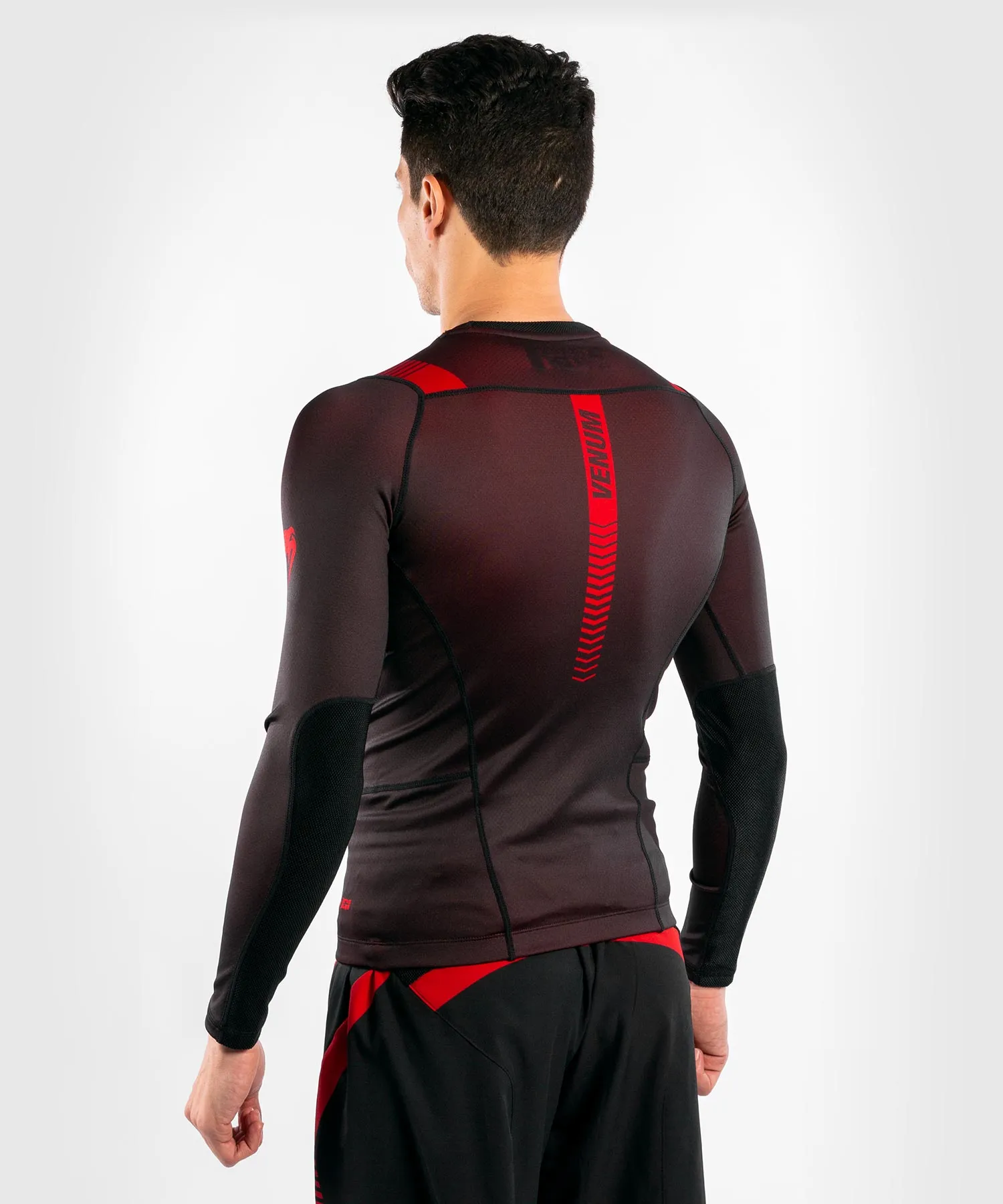 T-shirt de Compression Venum NoGi 3.0 - Manches Longues - Noir/Rouge